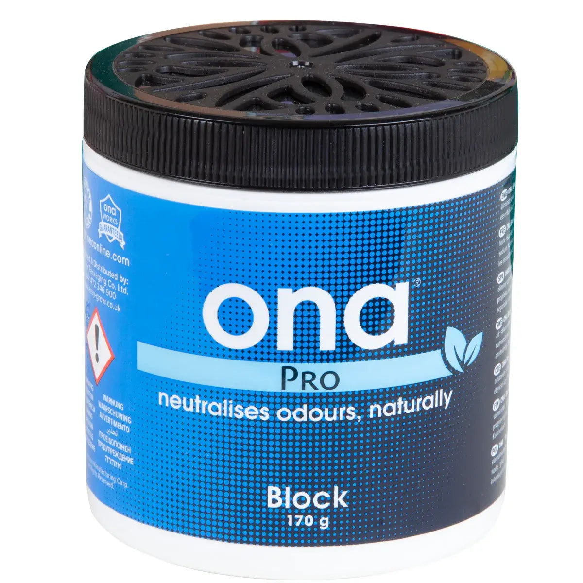 Pro Block / Gel 170g | ONA - Contrôle des odeurs discret, puissant et longue durée. 