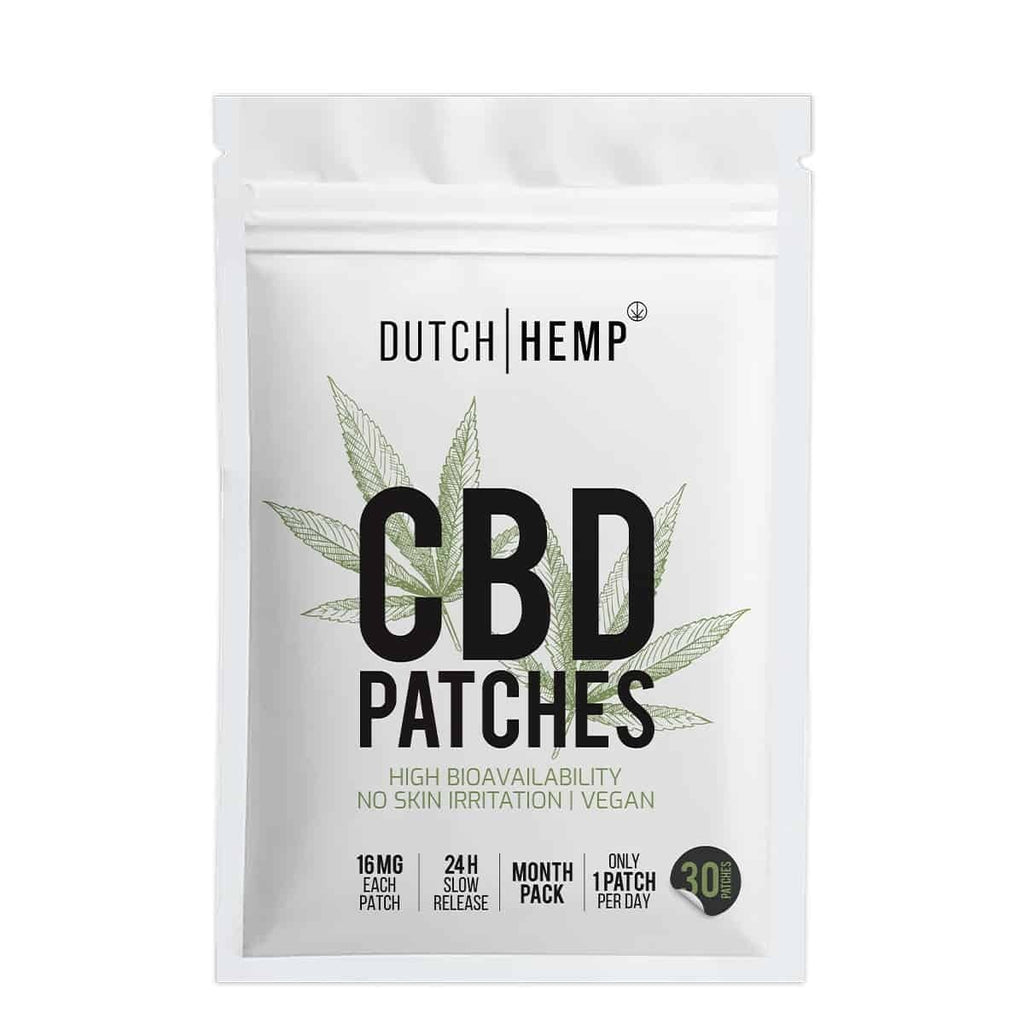 CBD Patches Dutch Hemp 16 mg &amp; 50 mg | Transdermal - For those who want convenience, continuity, and discretion. 