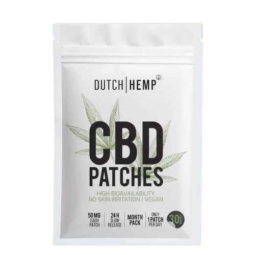 CBD Patches Dutch Hemp 16 mg &amp; 50 mg | Transdermal - For those who want convenience, continuity, and discretion. 