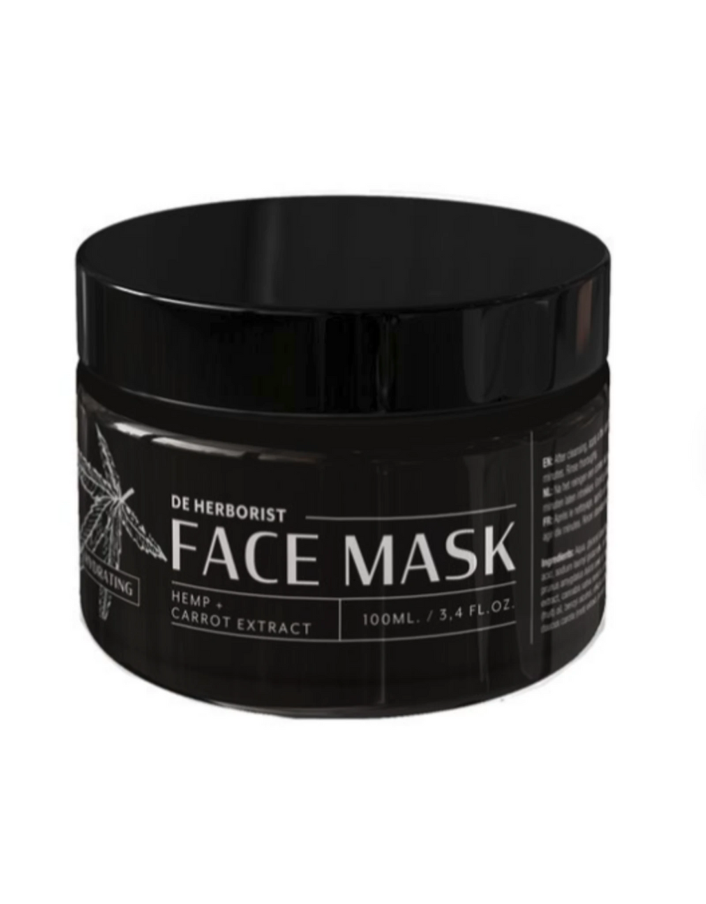 Hydrating Face Mask Hemp &amp; Carrot The Herborist | 50 ml - For soft, hydrated skin with a natural glow.
