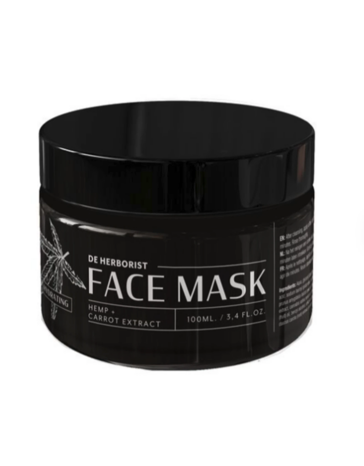 Hydrating Face Mask Hemp &amp; Carrot The Herborist | 50 ml - For soft, hydrated skin with a natural glow.