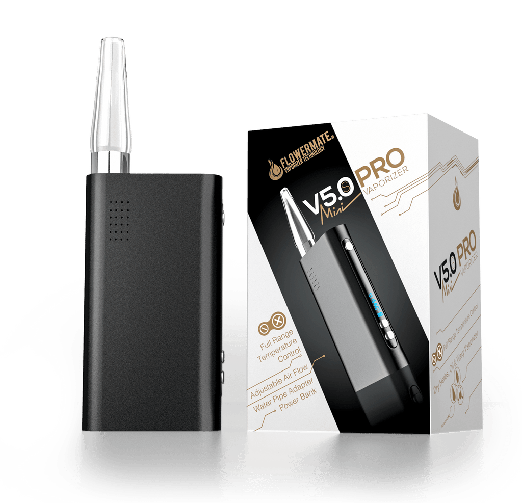 Flowermate V5.0s Mini Pro – Dry Herb Vaporizer with Flexible Temperature Control 