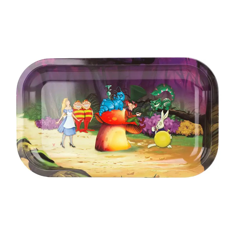 V-SYNDICATE – Plateau à rouler Alice Mushrooms | Compact, robuste et esthétique. 