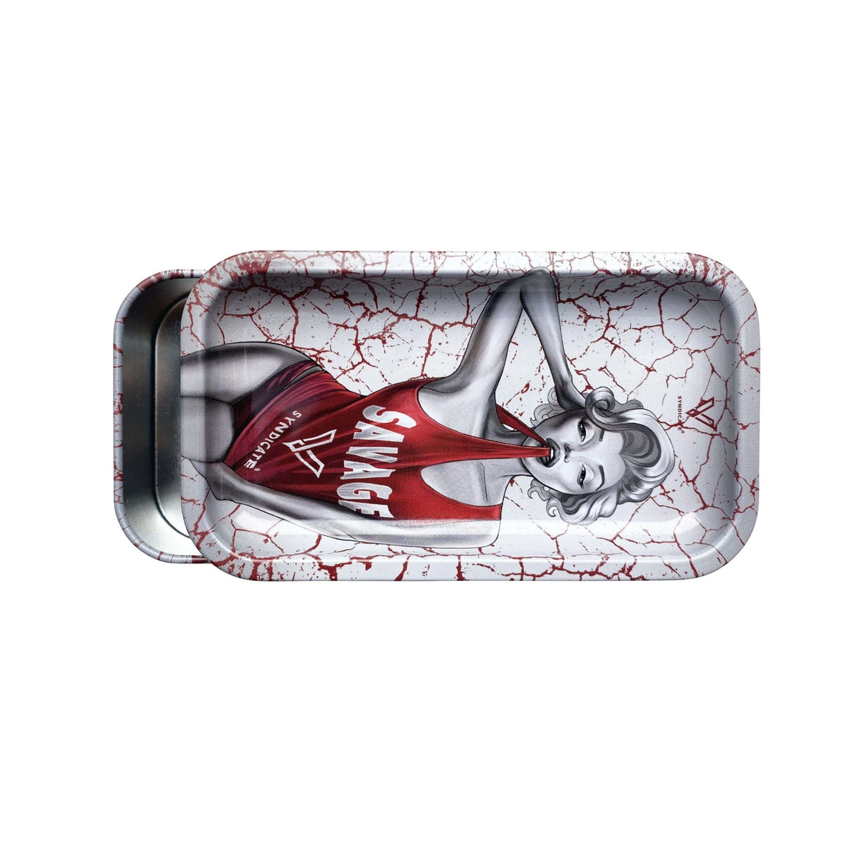 Tin Box 2.0 “Dank Diva” | V-Syndicate - Compact, stijlvol en klaar voor dagelijks gebruik.